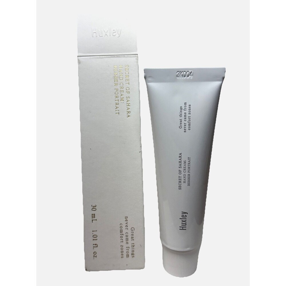 HUXLEY Secret of Sahara Hand Cream Berber Portrait 30ml Luxurious READ DESCRIPT